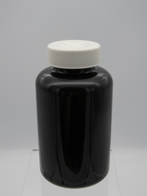 Schwarze 500 ML PET-Weithalsdose mit KiSi-Verschluss