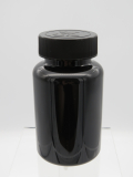 Schwarze 250 ML PET-Weithalsdose mit KiSi-Verschluss